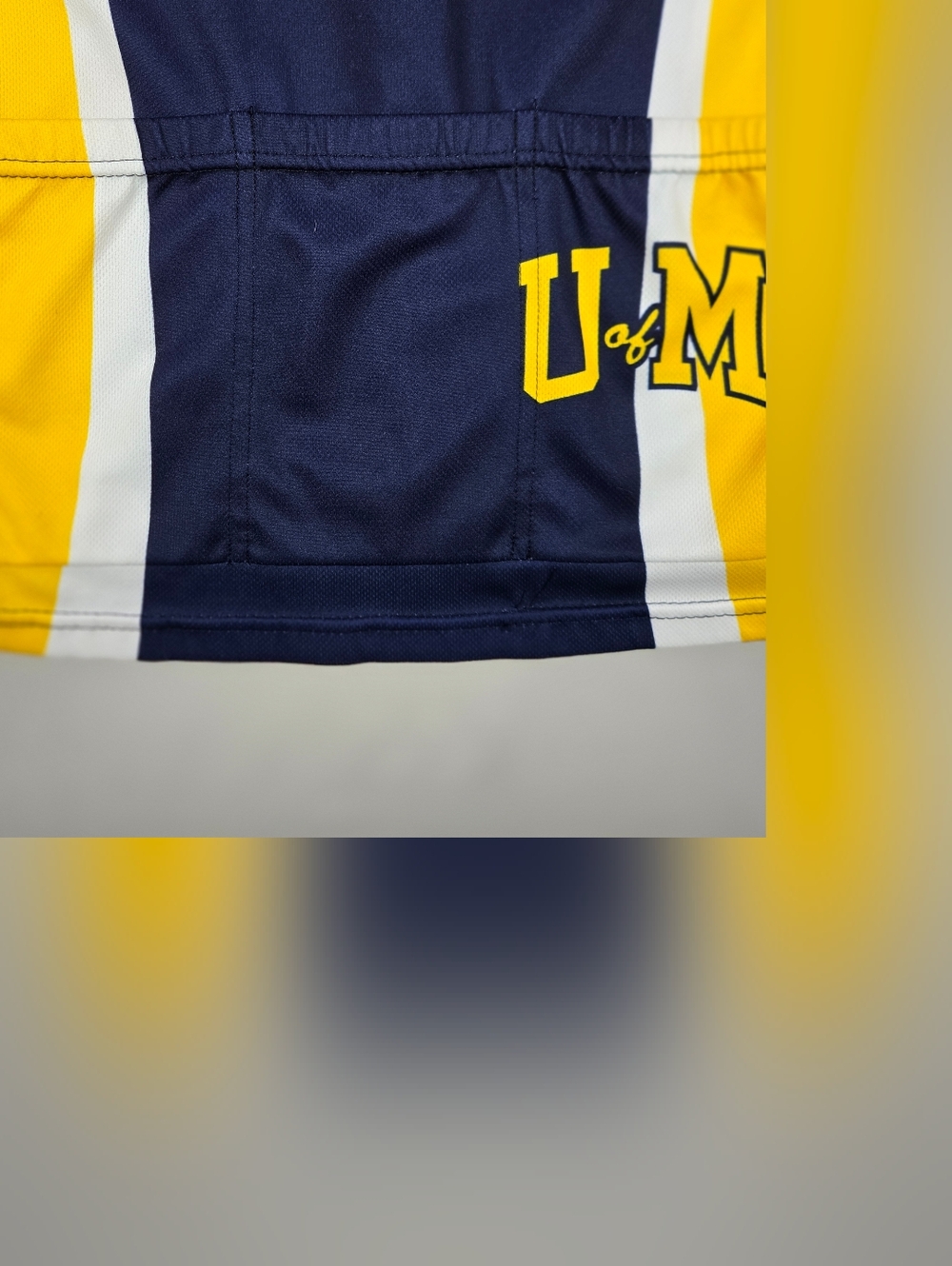 Vintage Michigan Wolverines Cycling Jersey Adrenaline Promotions Size Large - Picture 7 of 12